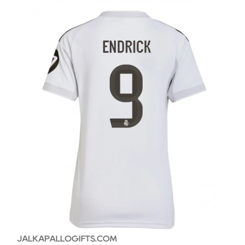 Real Madrid Endrick #9 Kotipaita Naiset 2025-26 Lyhythihainen